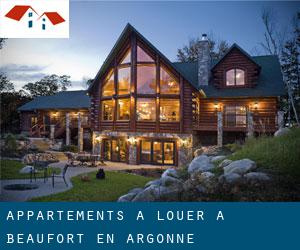 Appartements à louer à Beaufort-en-Argonne